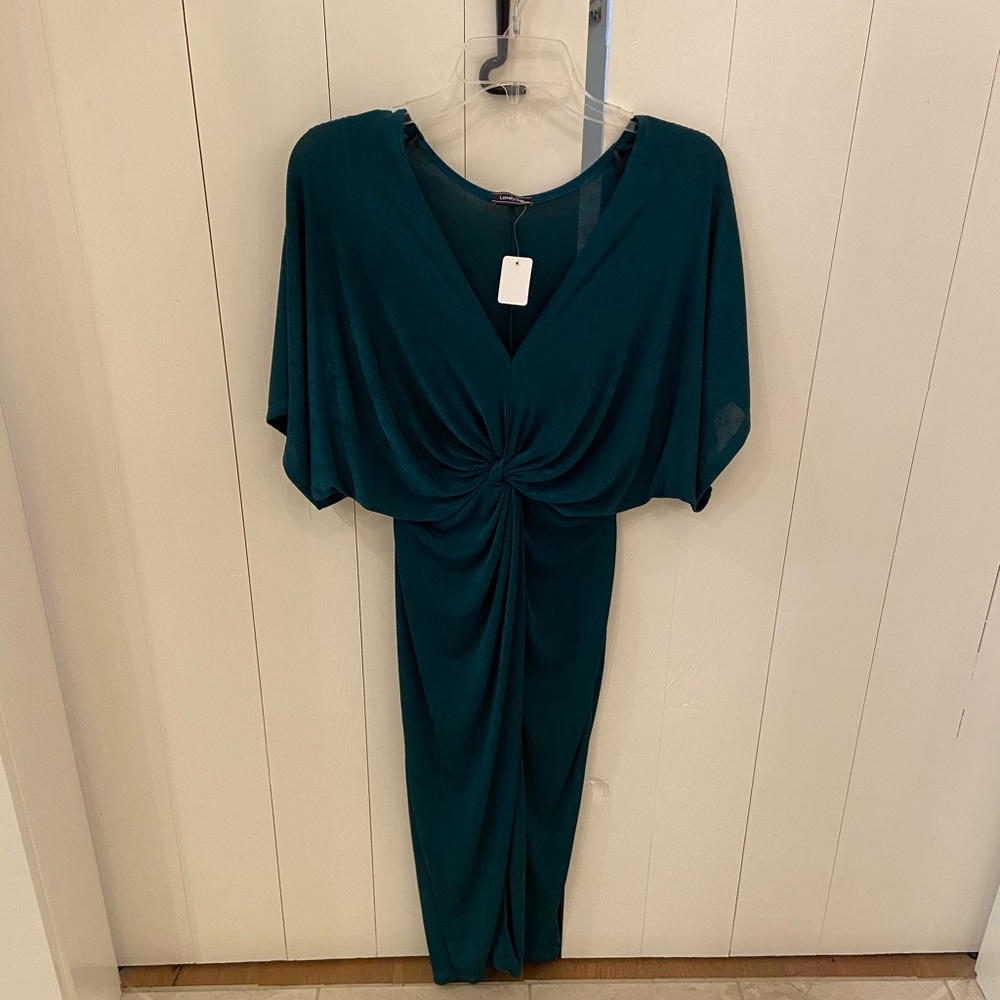 Emerald green dress